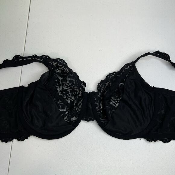 Smart And Sexy 42DD Bra Signature Lace Unlined Underwire In Black SA964 - Picture 9 of 16